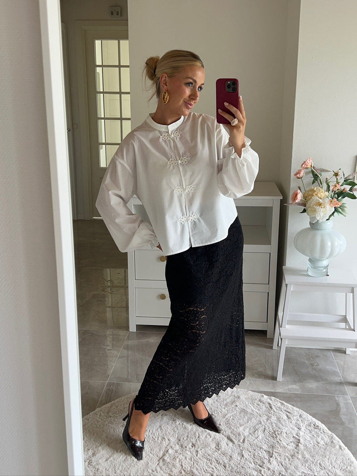 Dear Molly - Lace Skirt Ch171734b - Black Nederdele 