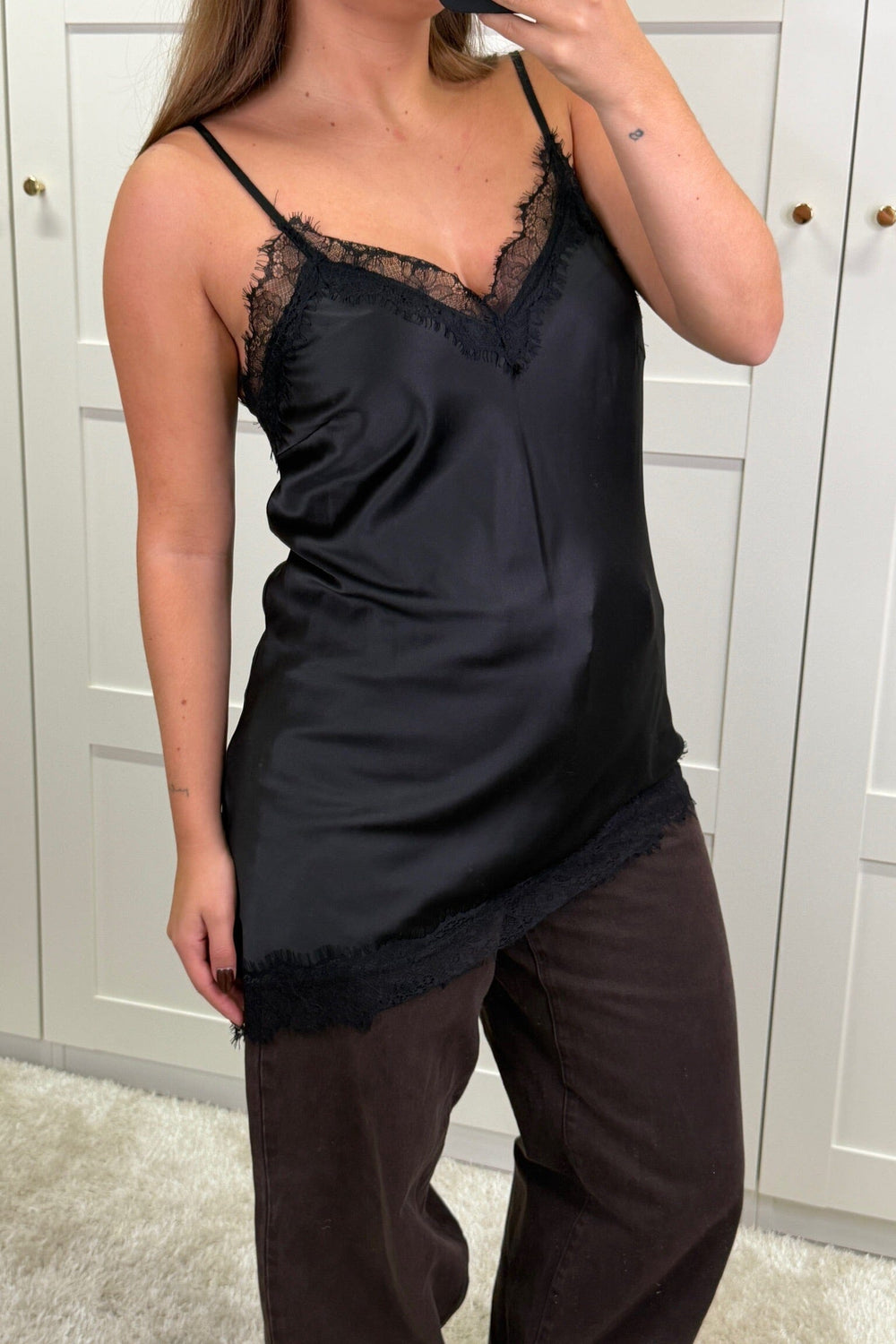 Dear Molly - Lace Top - Black 