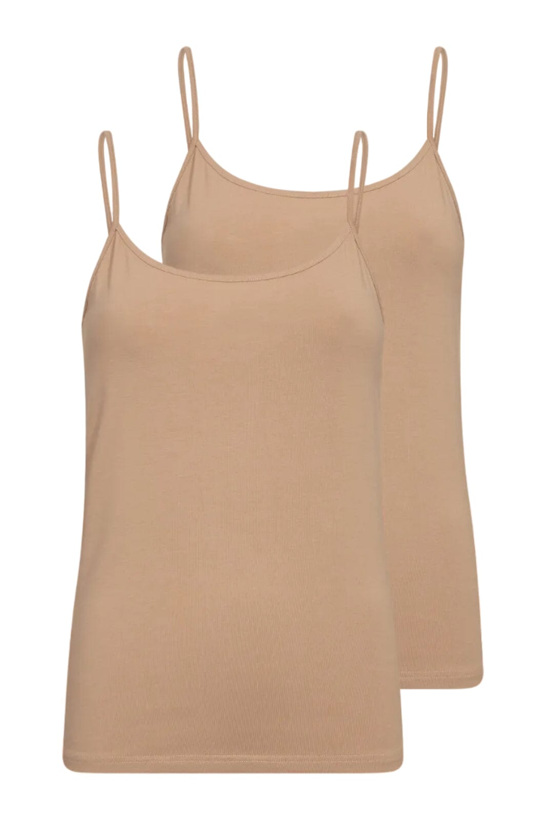 Decoy - Top Narrow Straps 2-Pack 8600-19 - 81 - Nude Toppe 