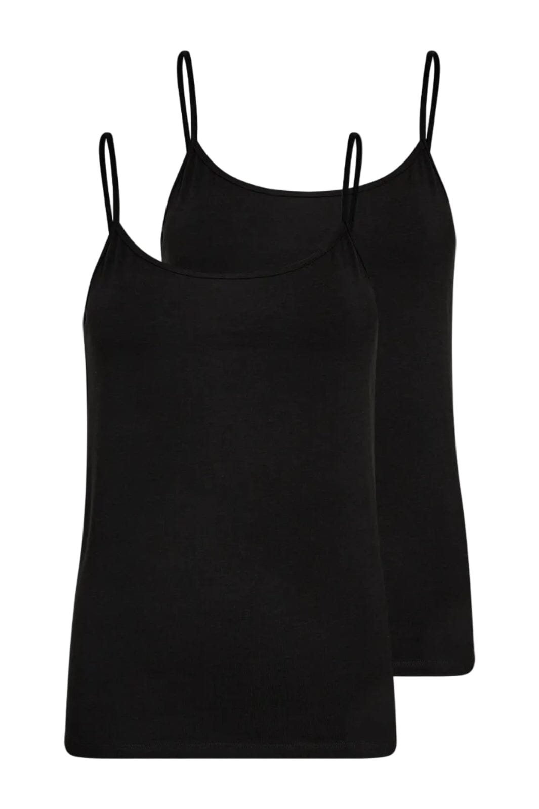 Decoy - Top Narrow Straps 2-Pack 8600-19 - 9 - Sort Toppe 