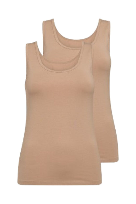 Decoy - Top Wide Straps 2-Pack 8600-1 - 81 - Nude