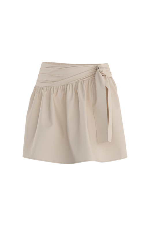 Hypedrop - Hdkaren Wrap Short Skirt 32000846 - 5189343 - White Swan