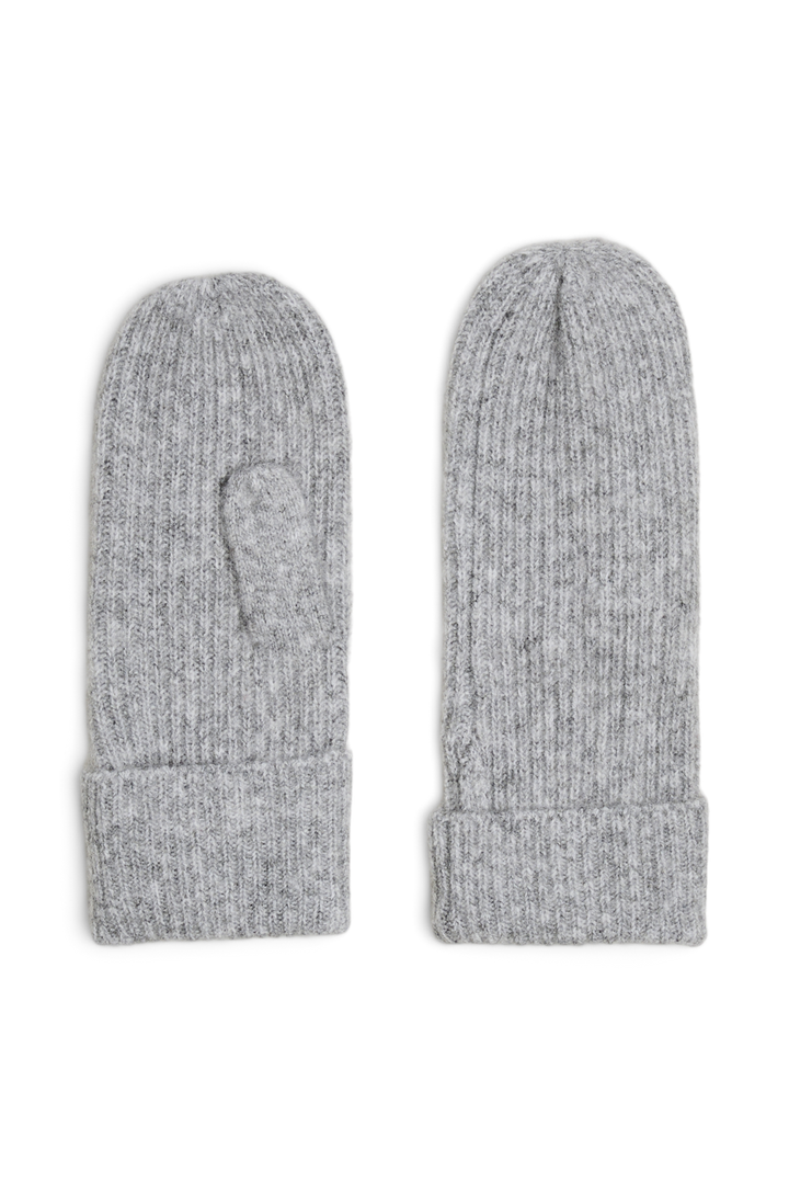Pieces - Pcmoella Mittens - 4547297 Medium Grey Melange