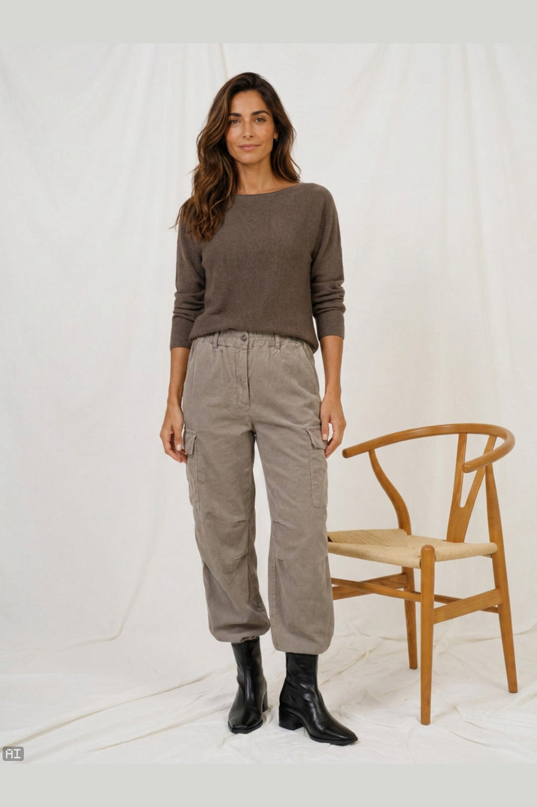 Marta Du Chateau - Mdcsabella Pants 8562V - Fango60