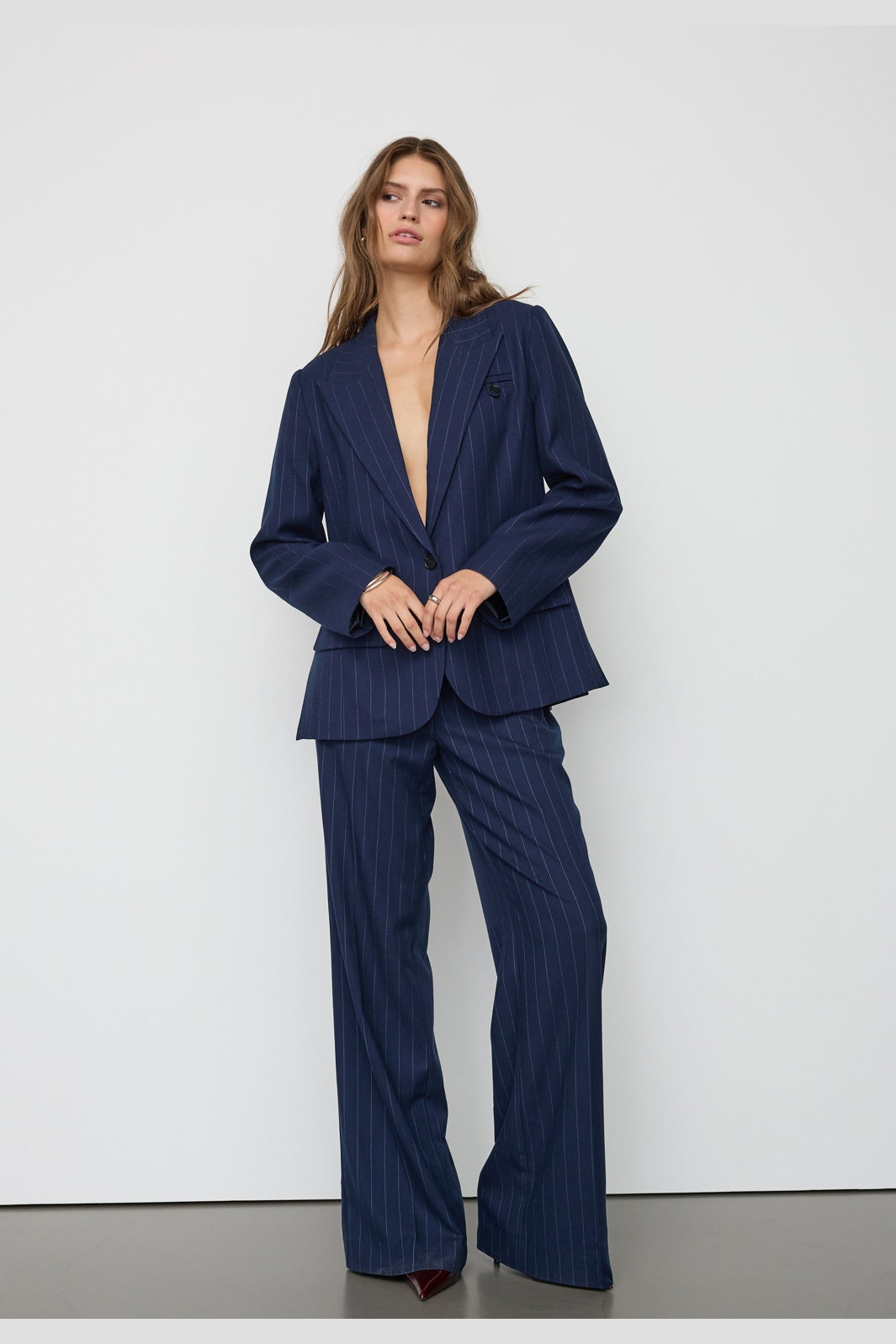 Co´Couture - Gabiecc Pin Fitted Blazer 500531 - 40007 - Navy