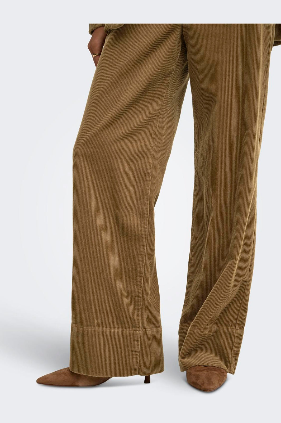 JDY - Jdyshiraz Hem Wide Pant - 5111706 Otter