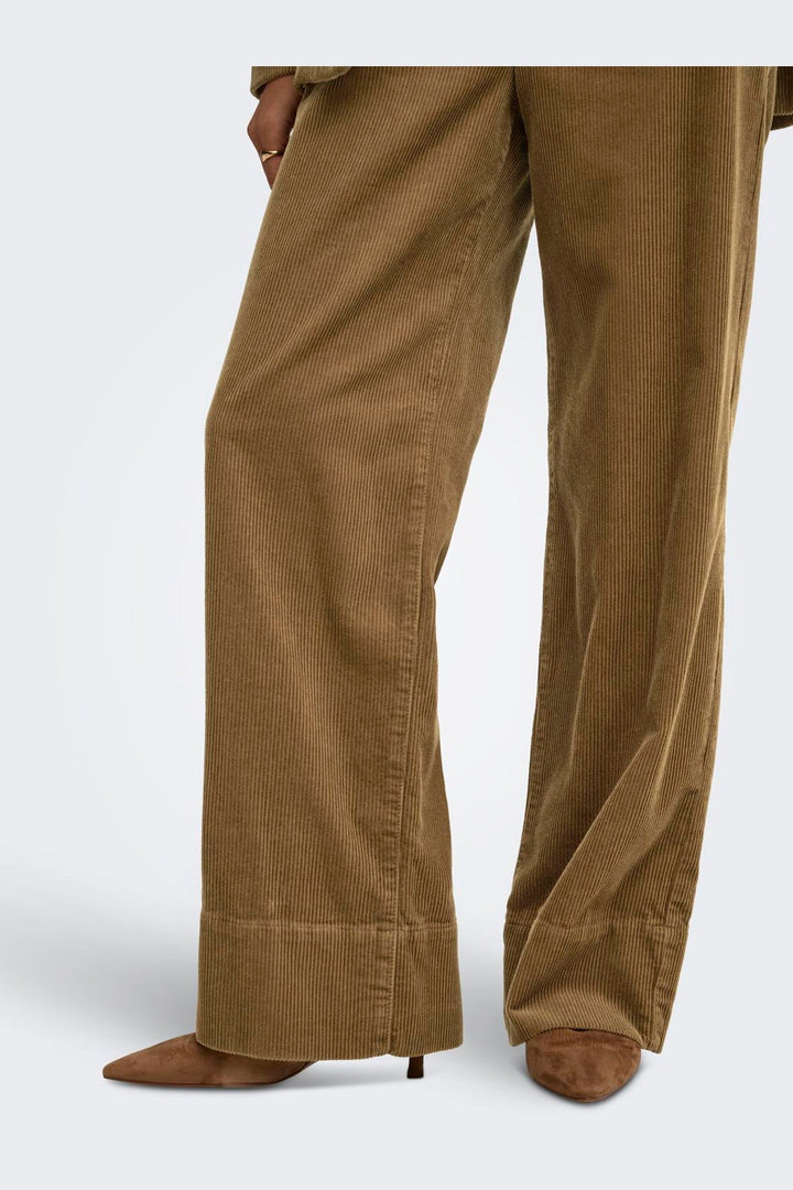 JDY - Jdyshiraz Hem Wide Pant - 5111706 Otter