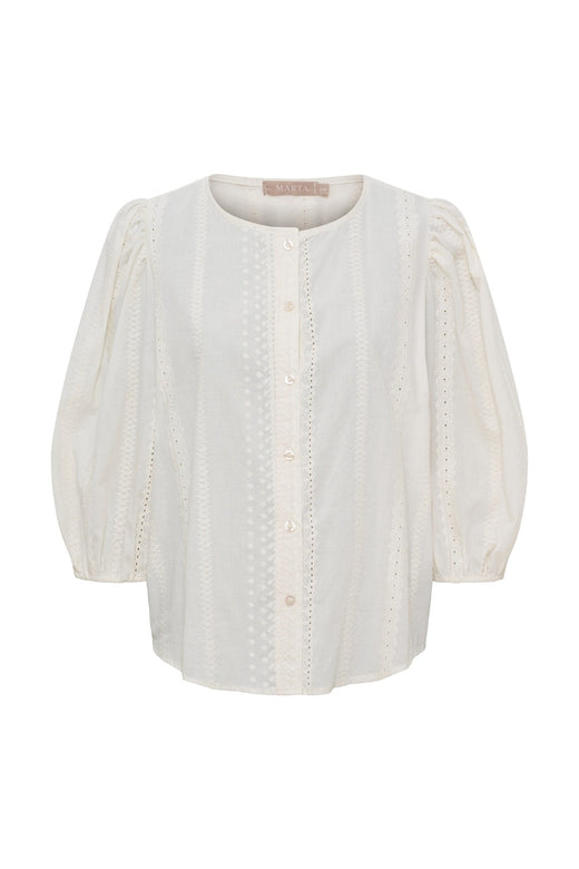 Marta Du Chateau - Mdcvalessia Blouse 58136M - Creme