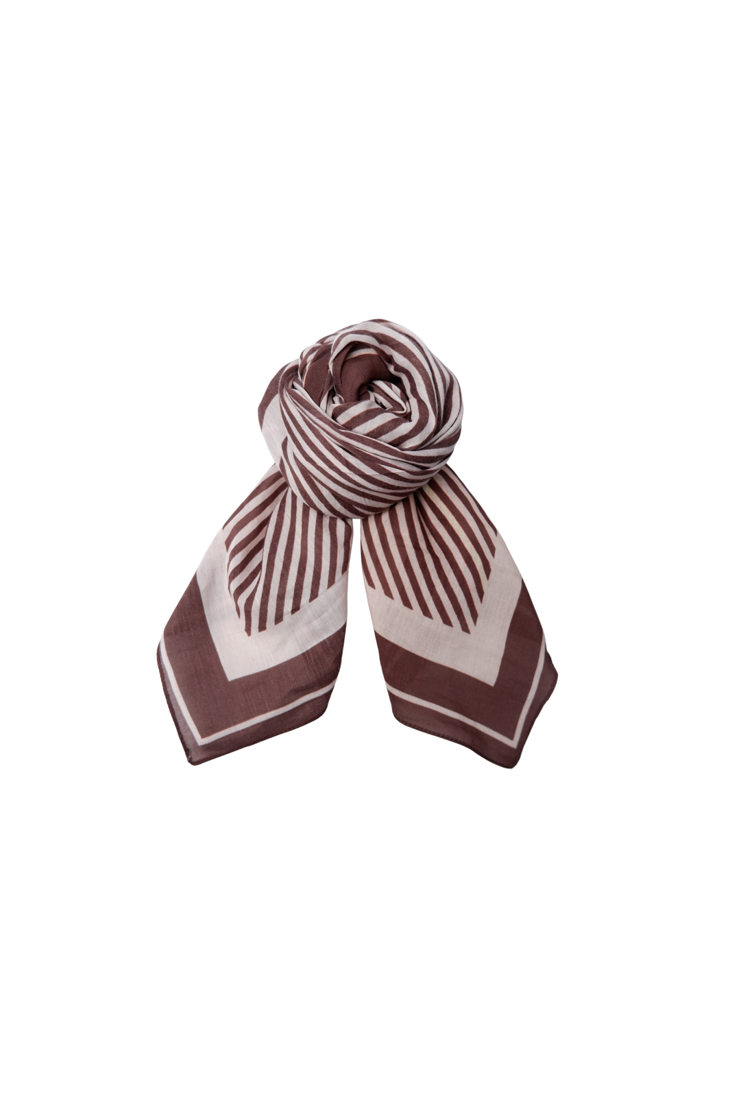 Black Colour - Bcalmine Mini Scarf 3653 - Coffee