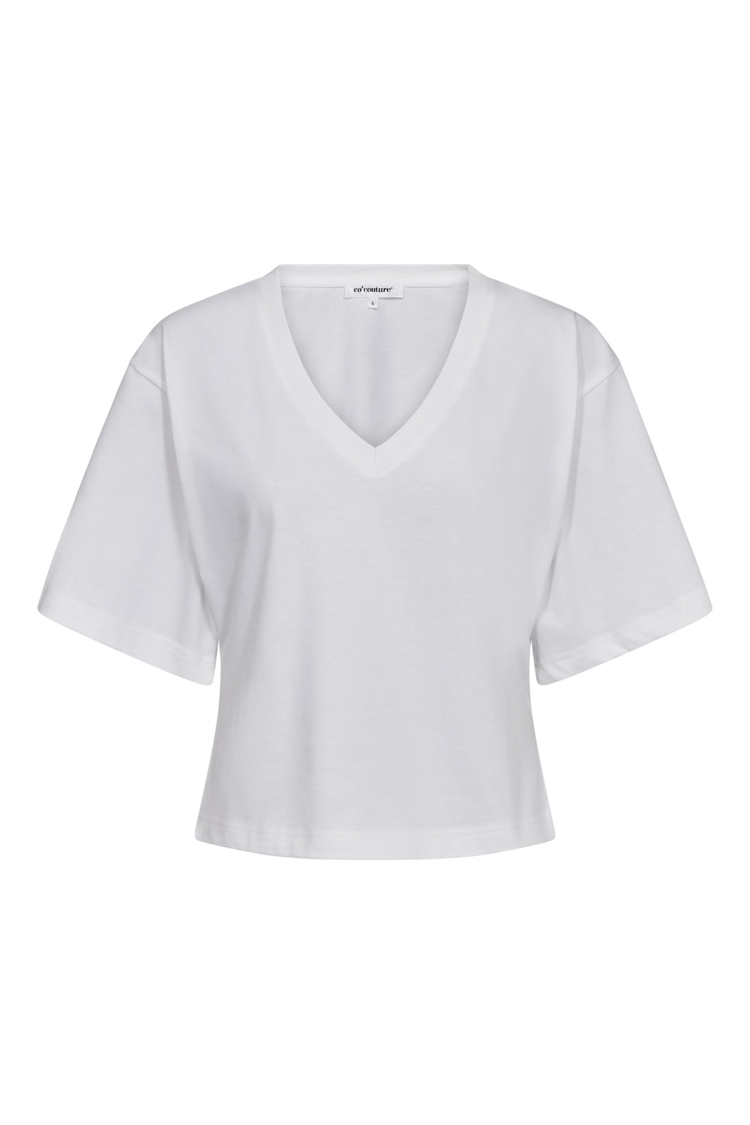 Co´Couture - 43012 Zengacc Tee V-Neck 505608 - 00021 - White