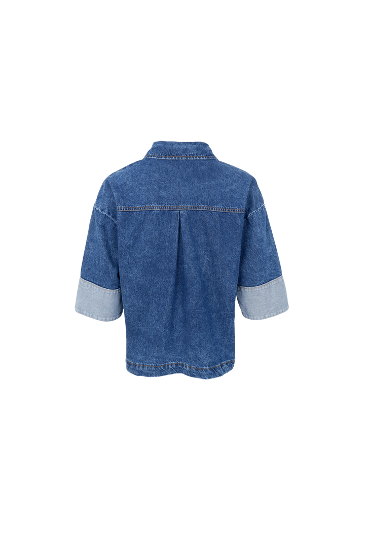 Black Colour - Bcizzy Denim Jacket 41065 - Mid Blue