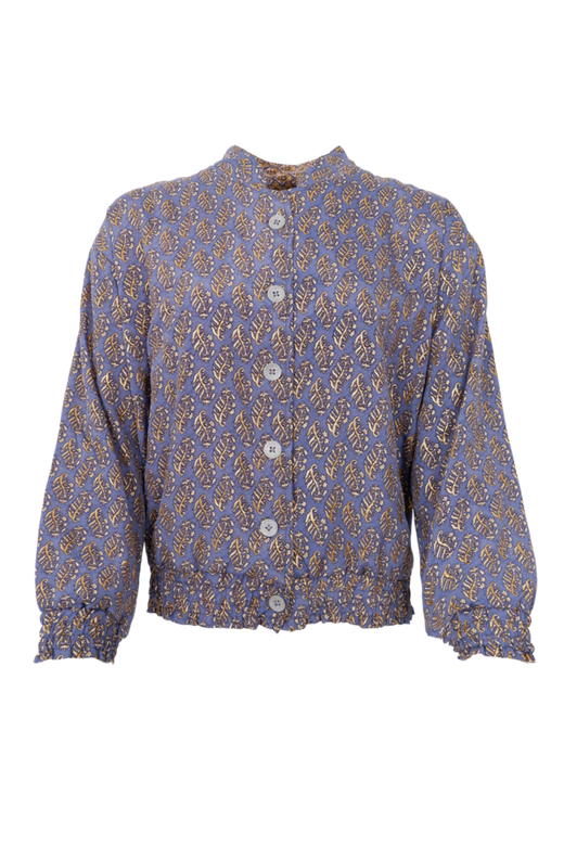 Black Colour - Bcluna Reversible Bomber Jacket 39235 - Blue Mist