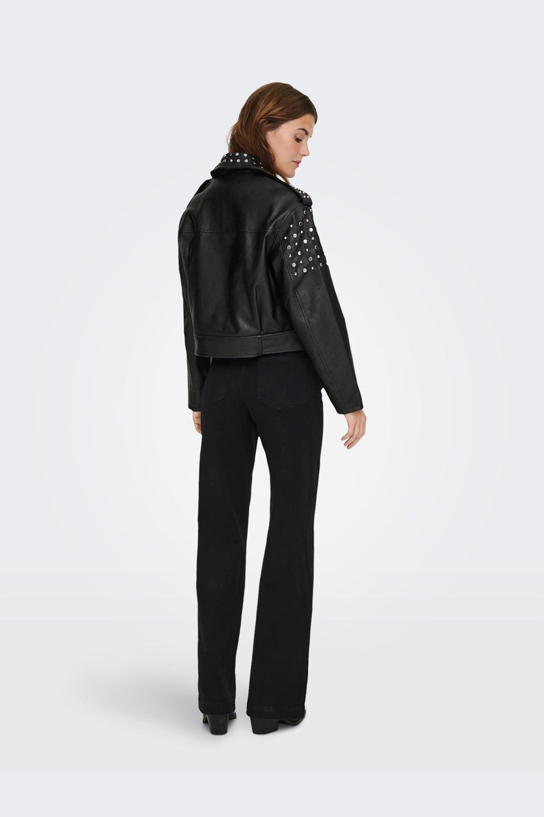 Only - Onldestiny Faux Leather Biker - 4467503 Black