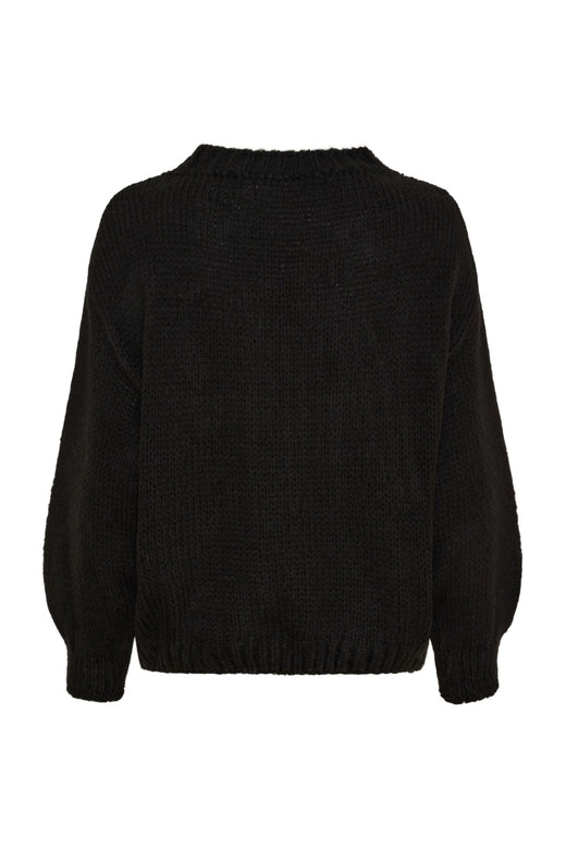 Marta Du Chateau - Mdctulip Knit 9580 - Black