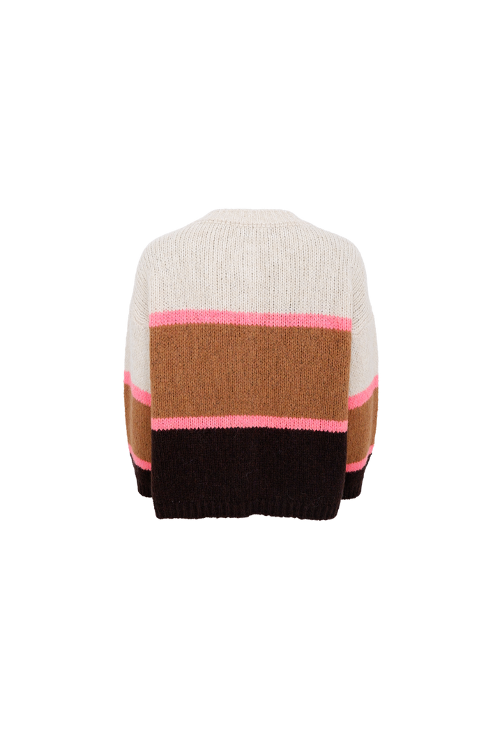 Black Colour - Bchildur Knit Cardigan 1233 - Camel