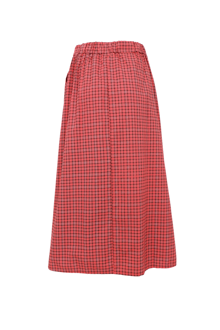 Black Colour - Bcabbie Skirt 40728 - Red Check