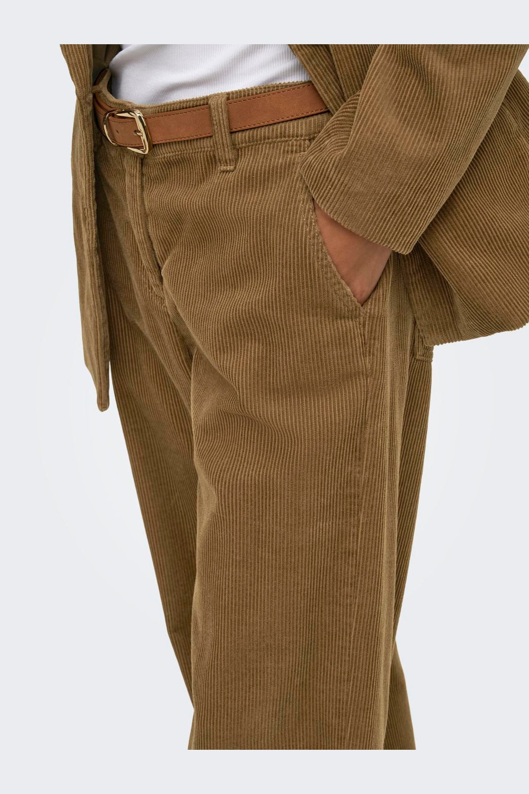 JDY - Jdyshiraz Hem Wide Pant - 5111706 Otter