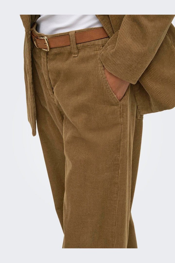 JDY - Jdyshiraz Hem Wide Pant - 5111706 Otter