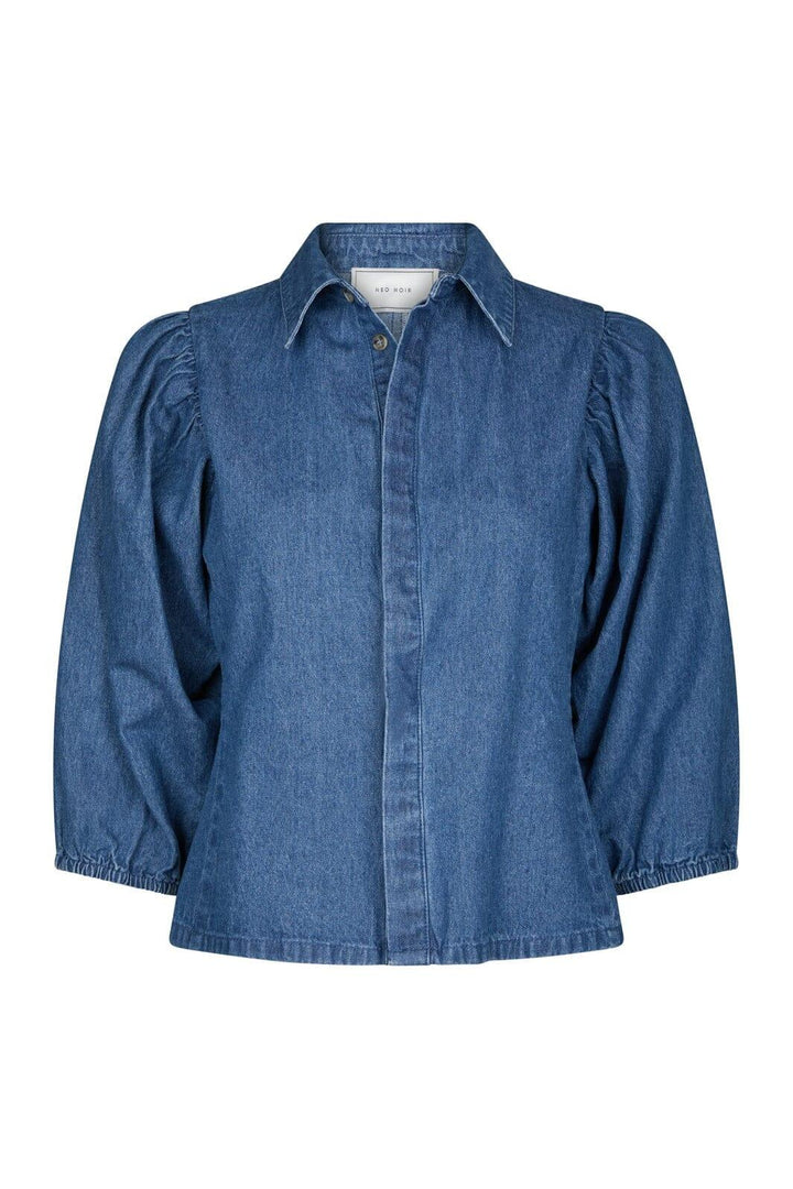 Neo Noir - Wandana Denim Blouse 167092 - 140 - Blue