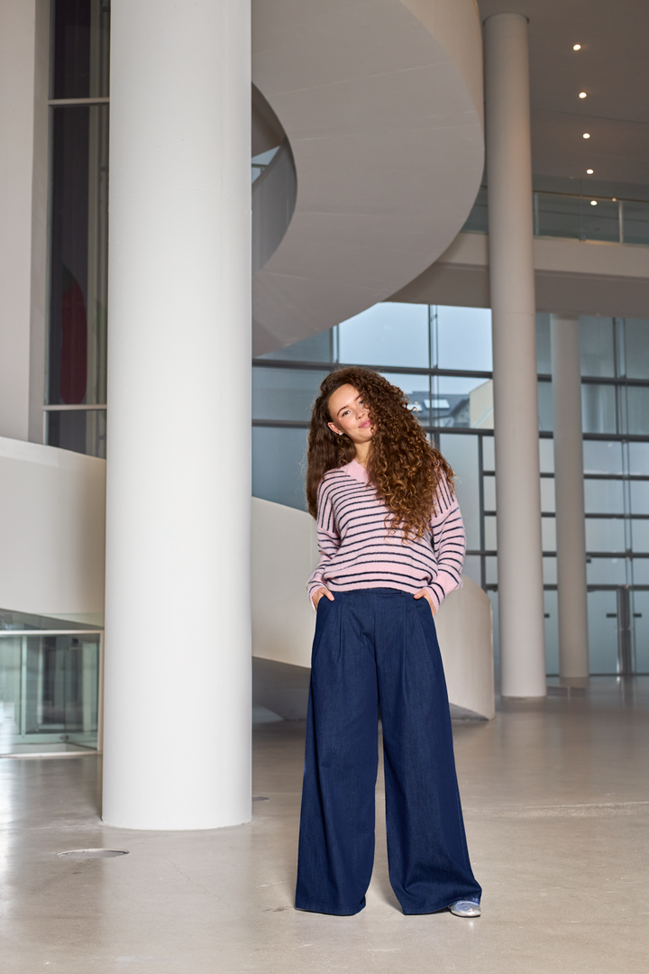 Black Colour - Bcdenice Wideleg Pant 41062 - Denim