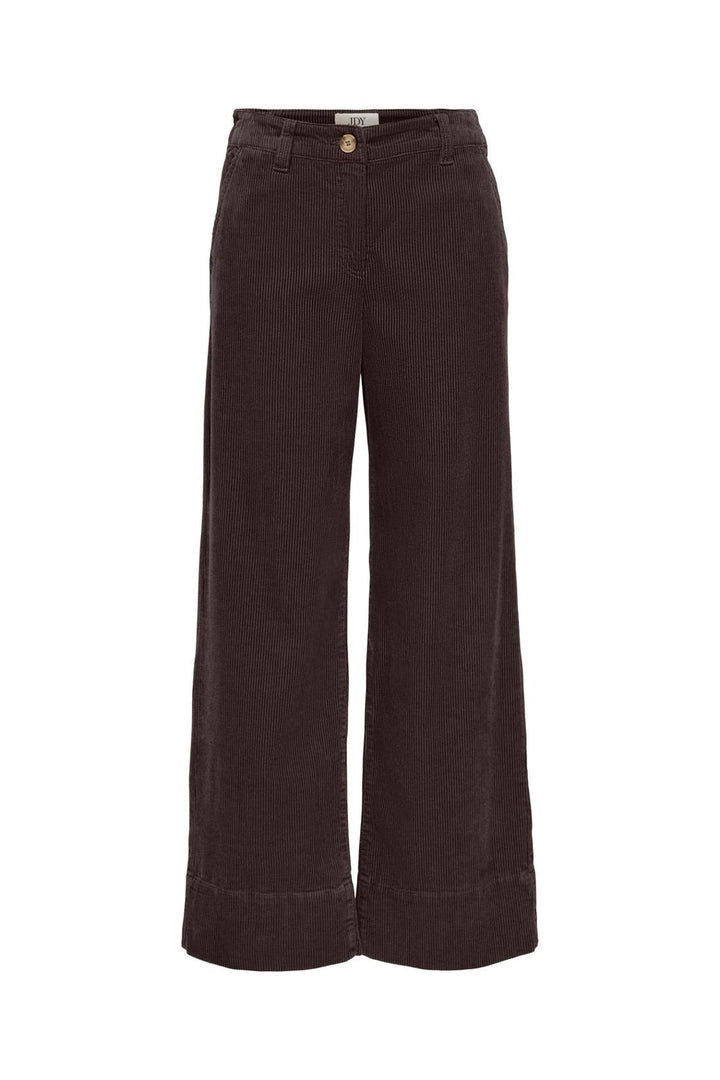 JDY - Jdyshiraz Hem Wide Pant - 5133733 Chocolate Torte
