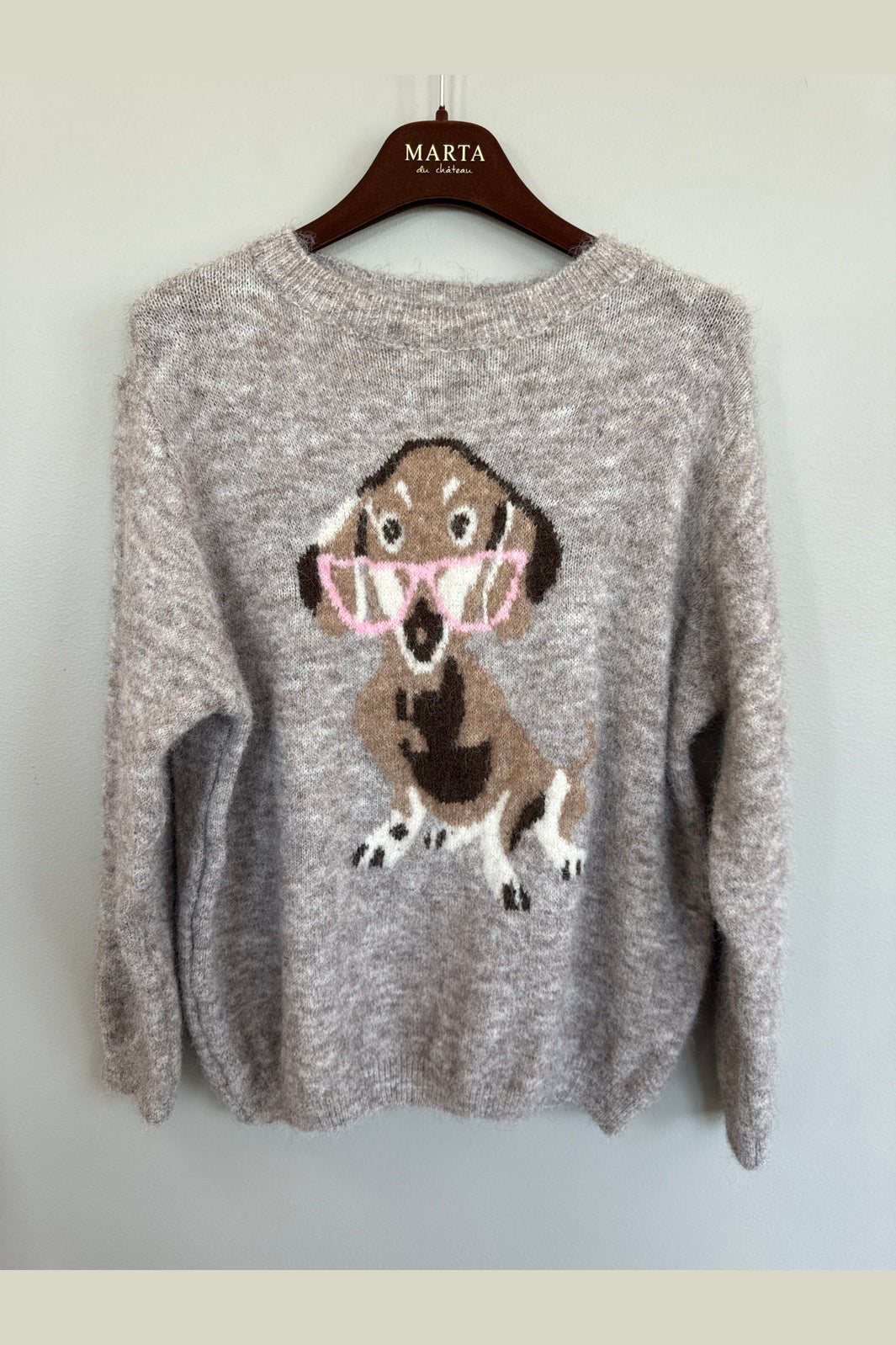 Marta Du Chateau - Mdccoraline Knit 9852 - Beige Melange