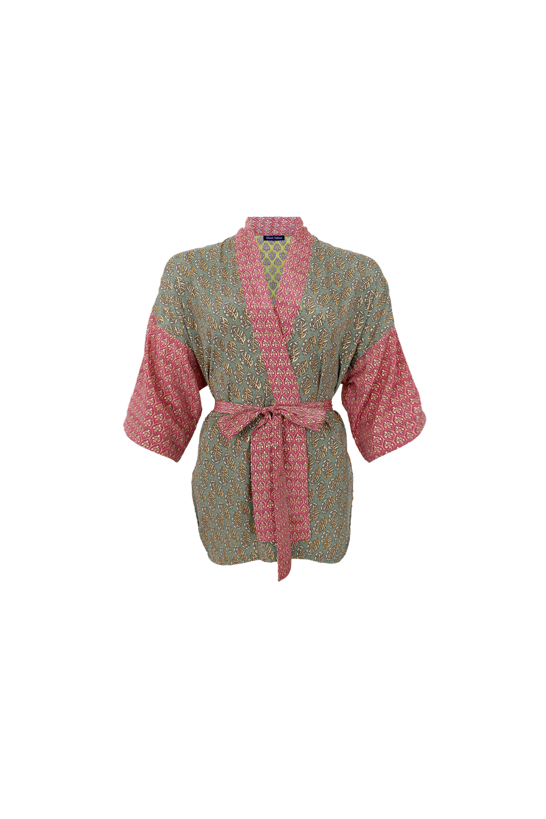 Black Colour - Bcluna Short Kimono 39149 - Vivid Passion