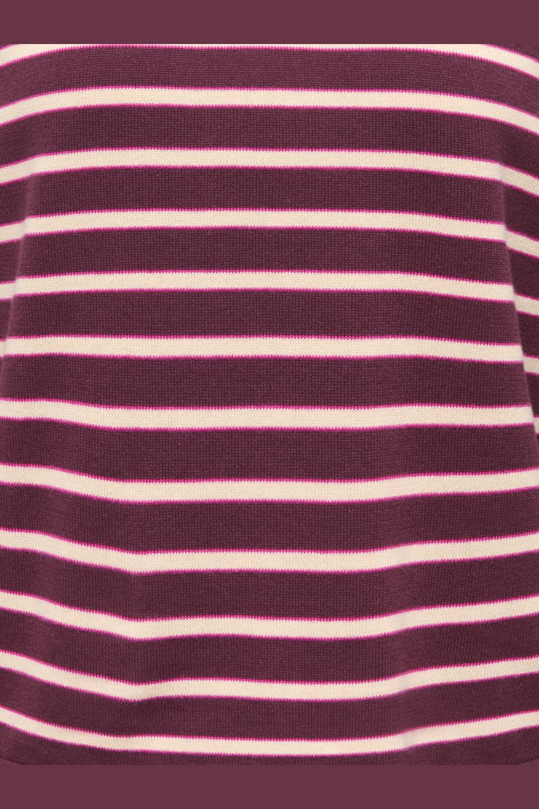 JDY - Jdyina L/S Polo Pullover Knt - 5108258 Sassafras Sandshell / Fuchsia Red