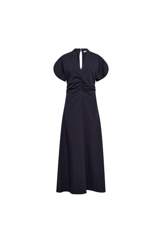 Co´Couture - Licacc Pin Gathering Dress 500501 - 40007 - Navy