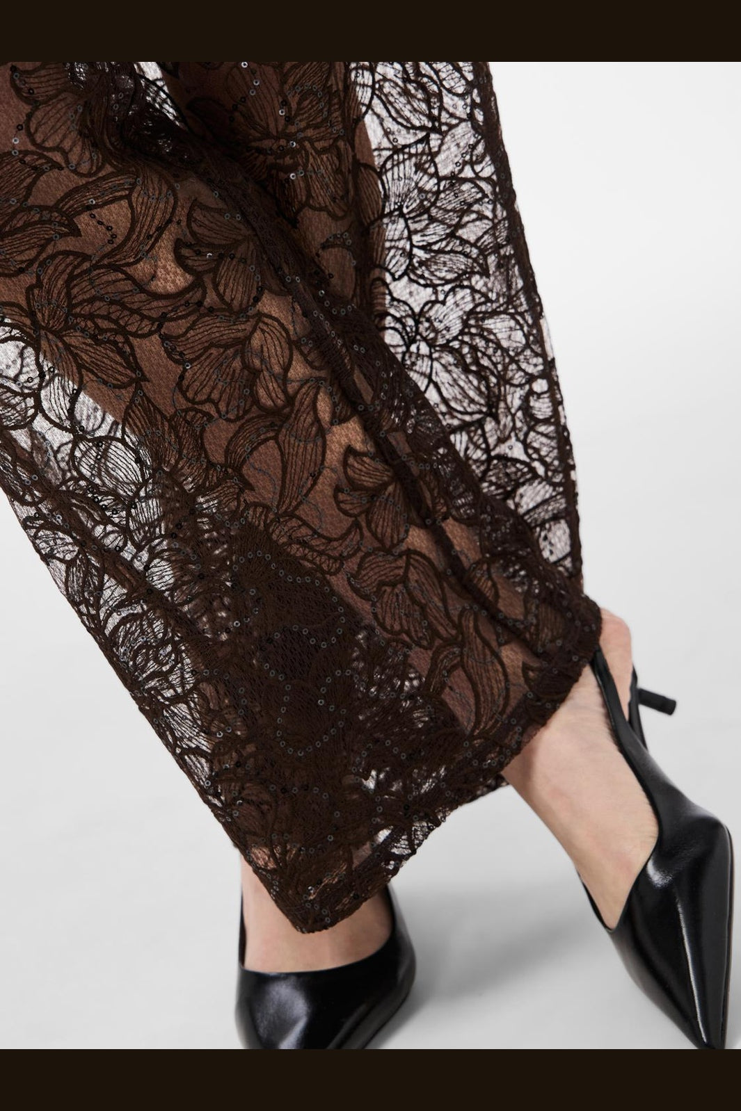 Pieces - Pclouise Straight Pants - 5050000 Delicioso Tone In Tone Sequence