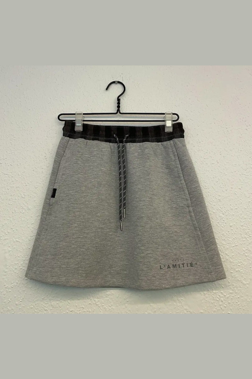 Haute L'Amitié - Maxi Sweat Pull-On Skirt HL11156 - Grey Melangé