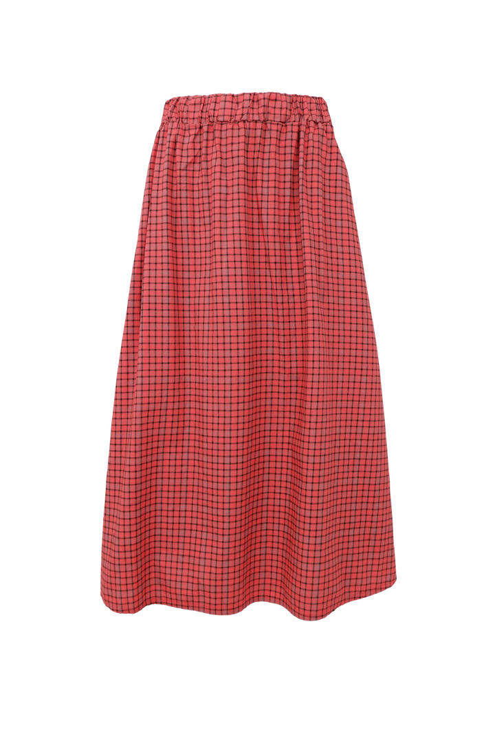 Black Colour - Bcabbie Skirt 40728 - Red Check