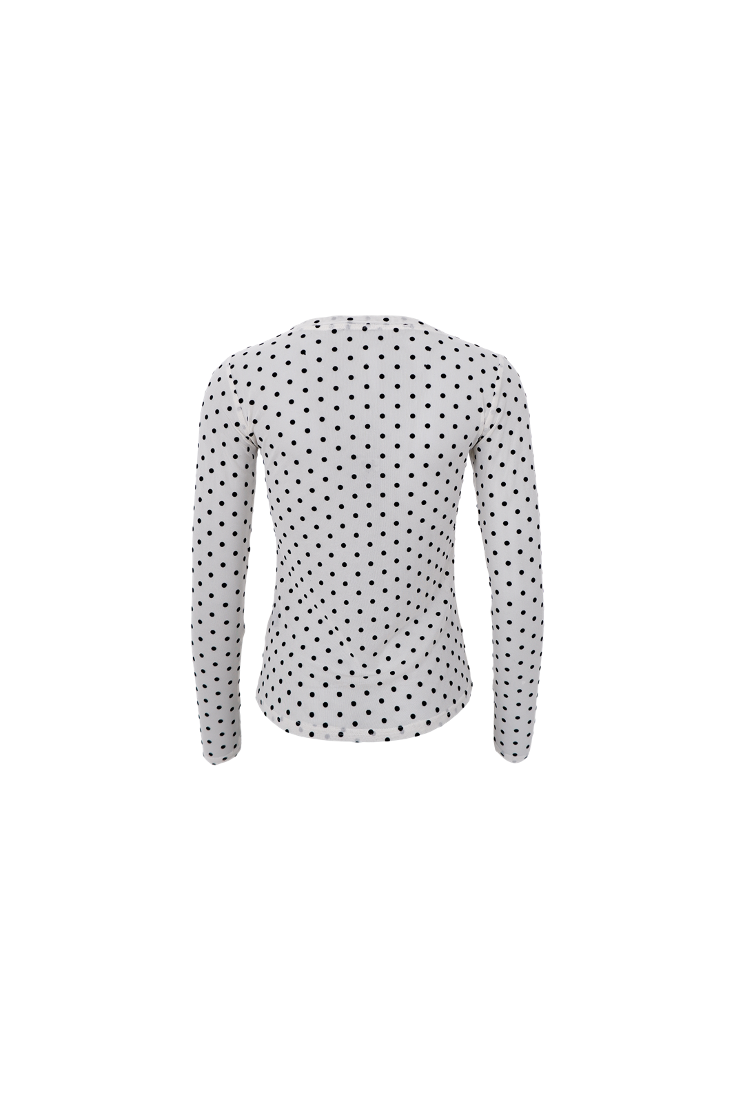 Black Colour - Bcjennie Dotted Mesh Blouse 40611 - Shirts - Off White