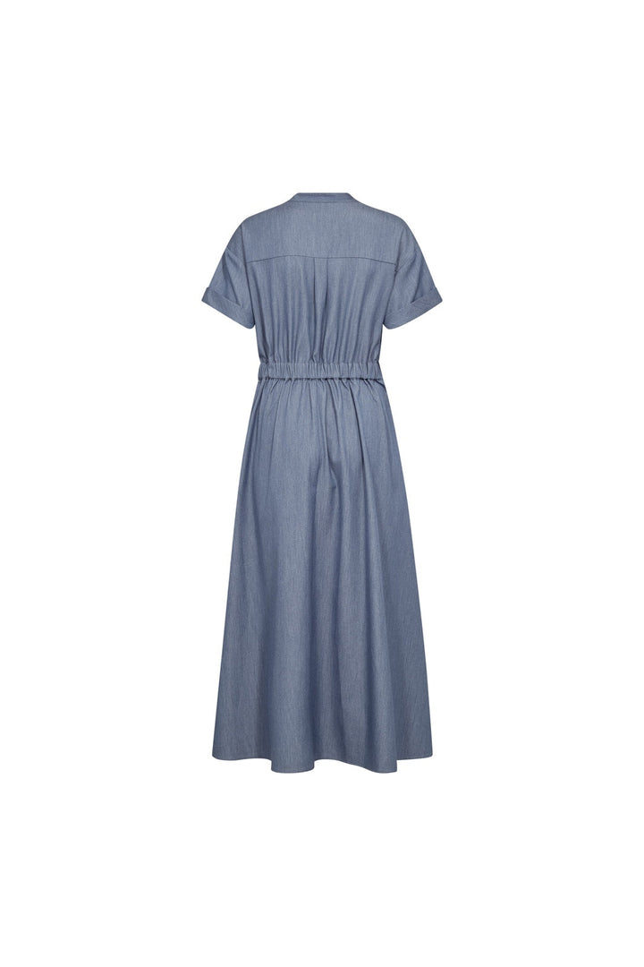 Co´Couture - Terrycc Wrap Ss Dress 500423 - 40005 - Ash Blue