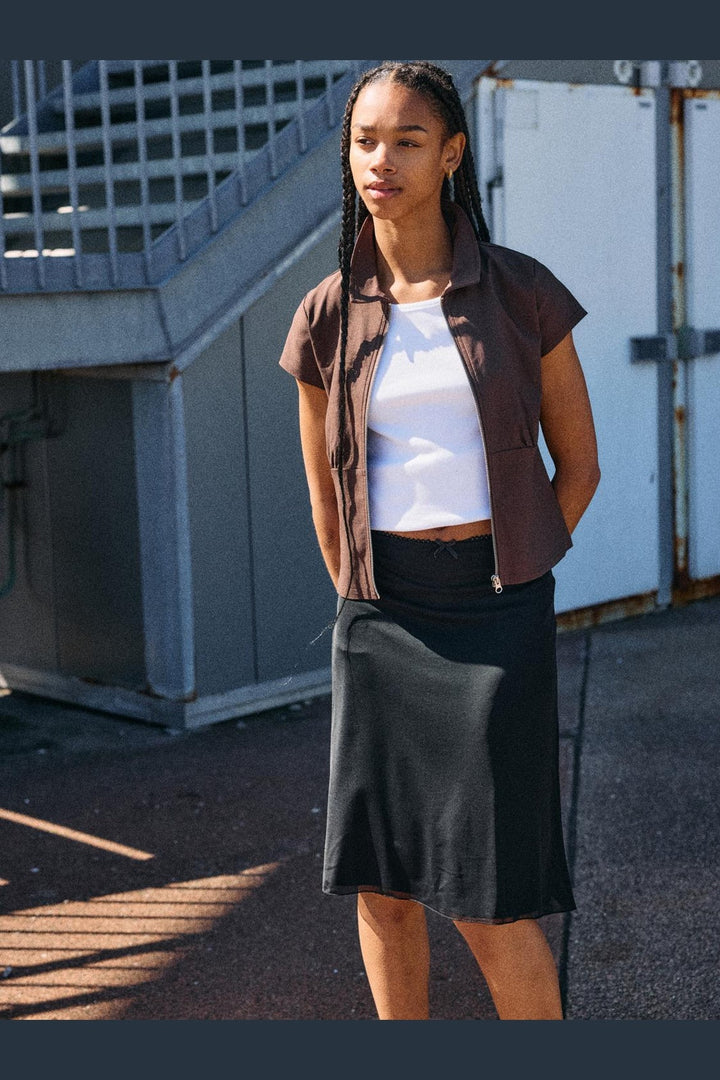 Noisy May - Nmjudith Lw Mesh Skirt - 5197212 Black