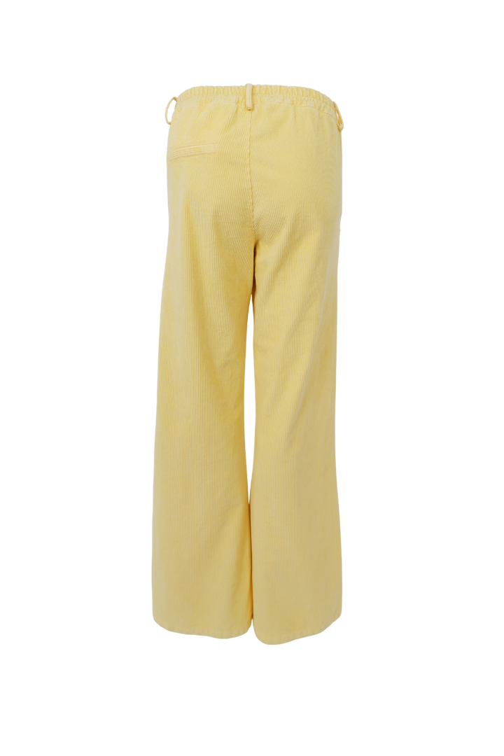 Black Colour - Bccora Corduroy Box Pant 40676 - Lt. Yellow