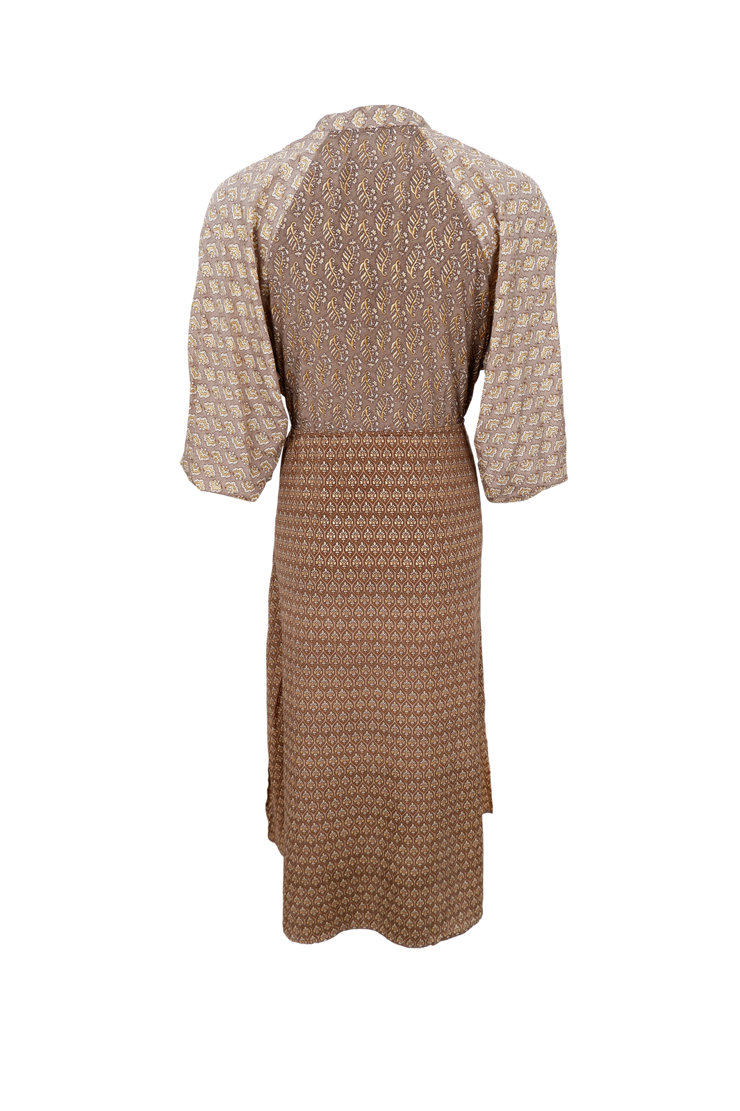 Black Colour - Bcluna Raglan Dress 39229 - Nougat Multi