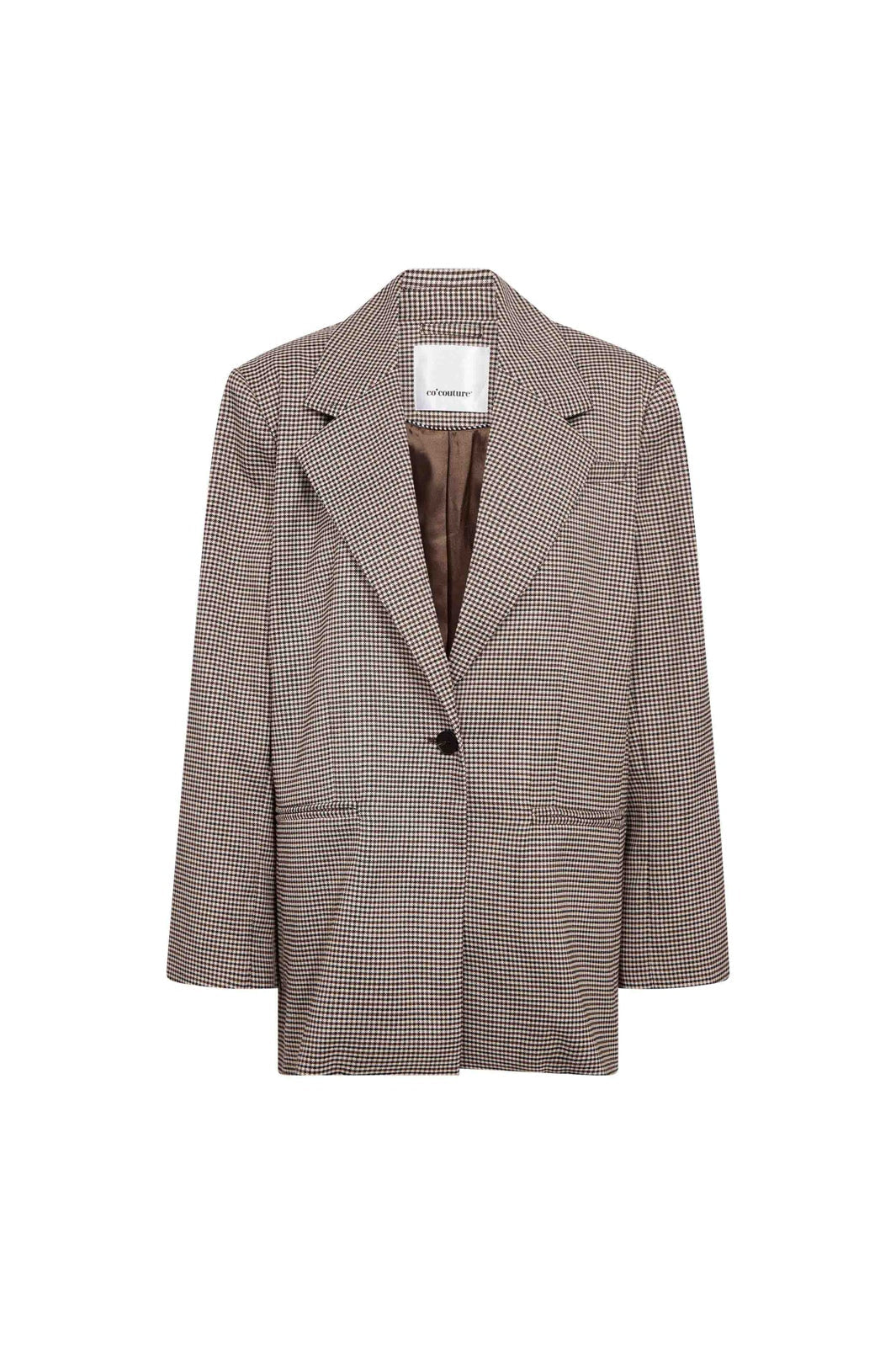 Co´Couture - Midacc Check Power Blazer 500845 - 10060 - Bone - Brown