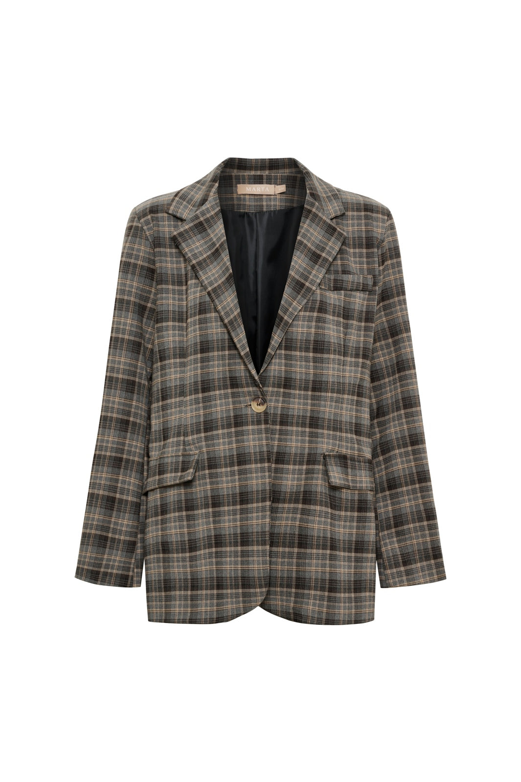 Marta Du Chateau - Mdccharm Blazer 15502 - Grey