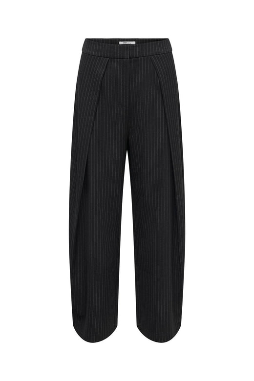 Only - Onlpinya Pleat Barrel Pant Tlr - 5205663 Black Cloud Dancer Pinstripes