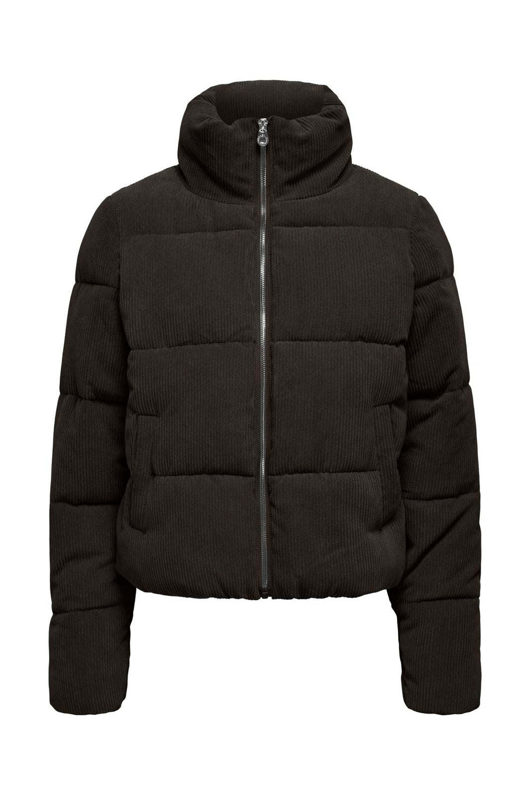 Only - Onlnewdolly Corduroy Puffer - 5118407 Chocolate Torte Big Corduroy Pattern