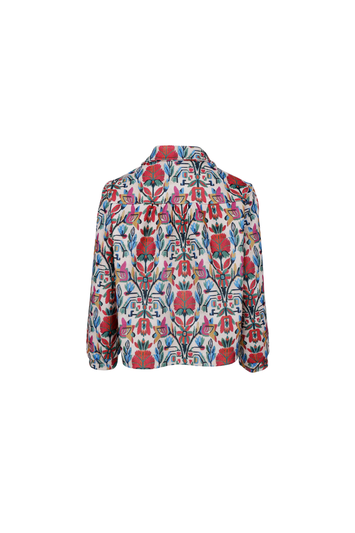 Black Colour - Bcpanama Jacket 41084 - Botanic Red