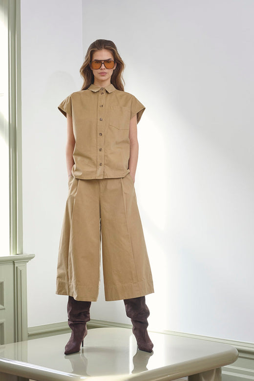 Co´Couture - Evelyncc Culotte Pant 500422 - 20012 - Sand