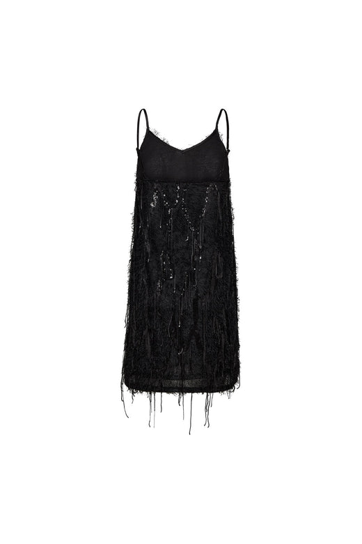 Co´Couture - 36575 Sillacc Sequin Strap Dress 504406 - 00000 - Black