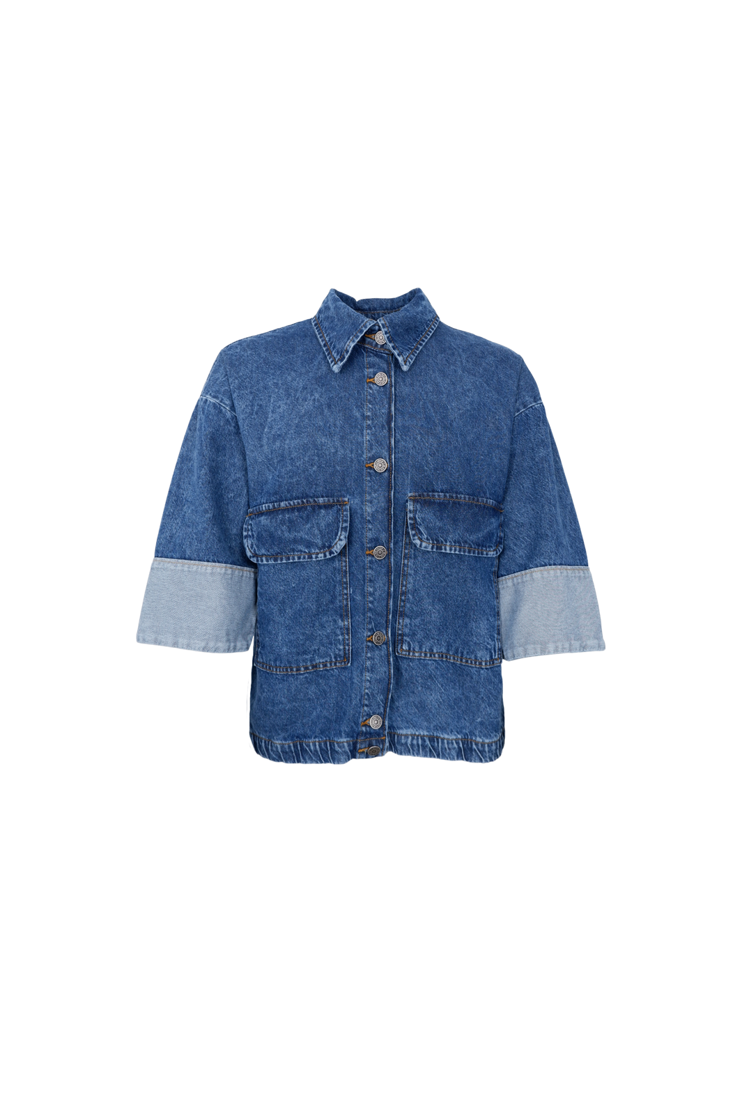 Black Colour - Bcizzy Denim Jacket 41065 - Mid Blue