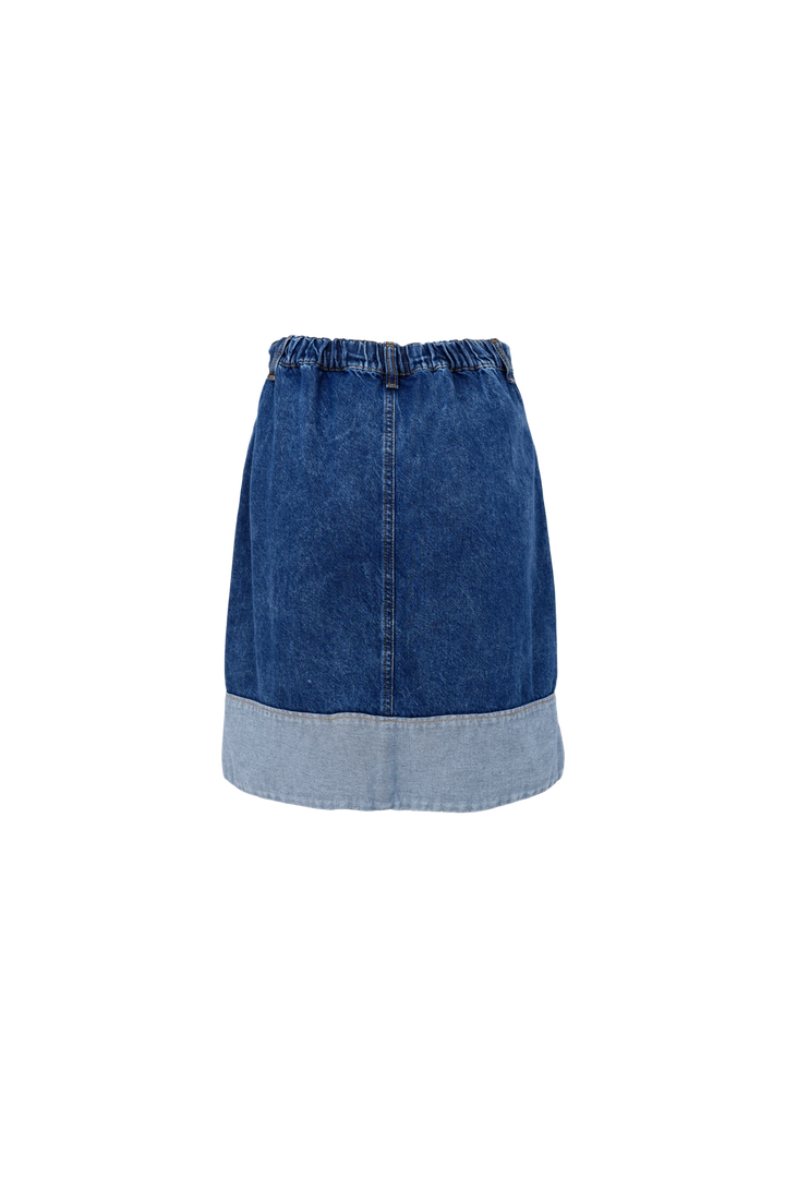 Black Colour - Bcizzy Denim Skirt 41094 - Mid Blue