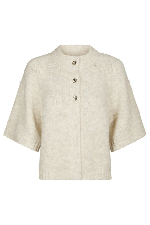 Neo Noir - Benuta Fluffy Knit Cardigan 165816 - 124 - Ivory