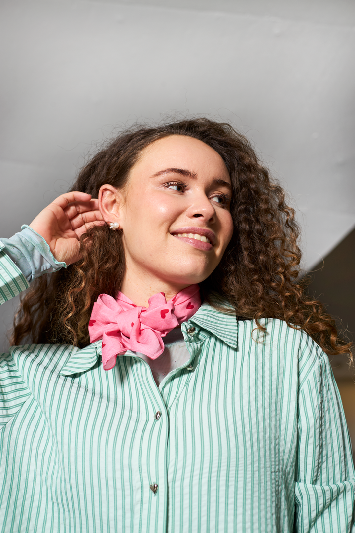 Black Colour - Bcvalentine Shirt 41060 - Lt. Green