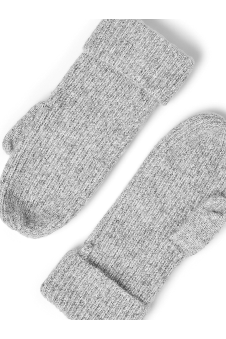 Pieces - Pcmoella Mittens - 4547297 Medium Grey Melange