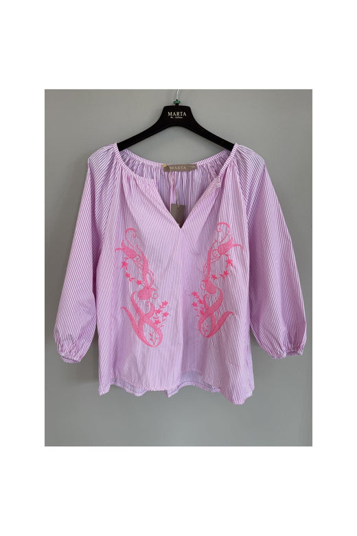 Marta Du Chateau - Mdcbrooke Blouse 8200 - Pink